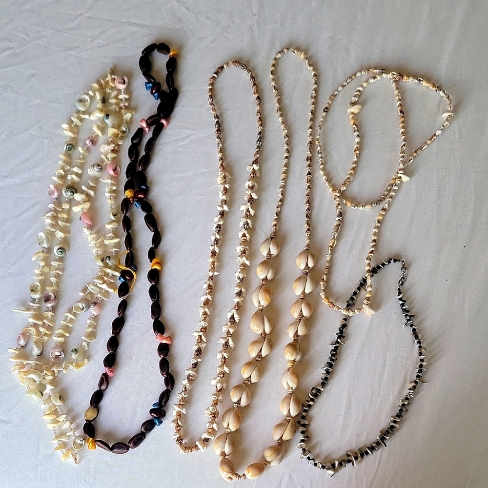 Mix Lot Of Sea Shell Necklace